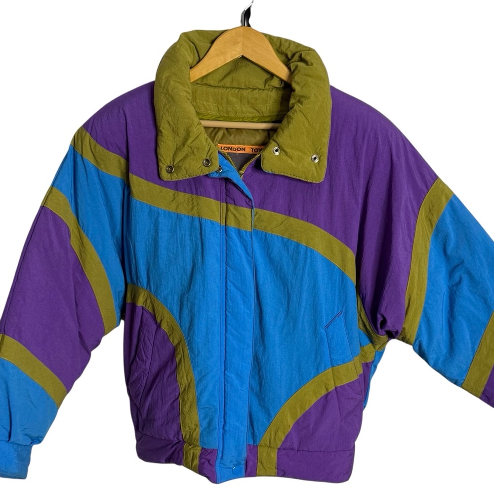 London Towne Colorblock Ski Snowboarding Jacket Woman’s medium